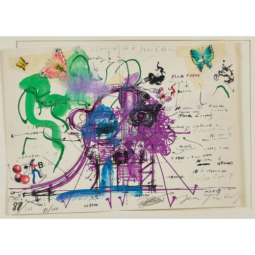 JEAN TINGUELY : 'Hommage � Yves Klein' (DOBIASCHOFSKY AUKTIONEN AG)