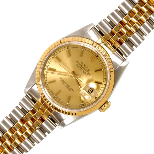 ROLEX : Herrenarmbanduhr 'Oyster Perpetual Datejust' (DOBIASCHOFSKY AUKTIONEN AG)