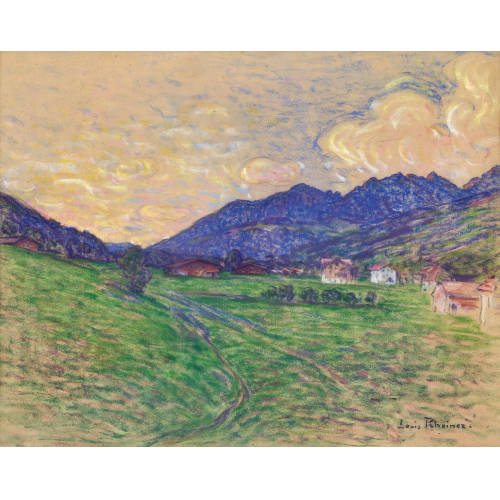 LOUIS RHEINER : Berglandschaft (DOBIASCHOFSKY AUKTIONEN AG)