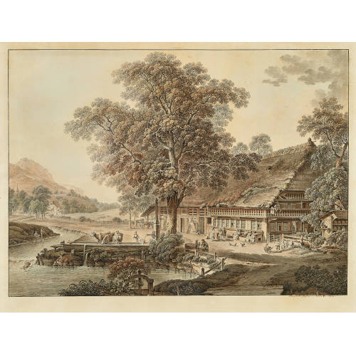 HEINRICH RIETER : 'Maison de paysan du Canton de Berne' (DOBIASCHOFSKY AUKTIONEN AG)