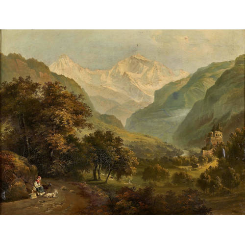 19. JH. SCHWEIZ : 'Jungfrau' (DOBIASCHOFSKY AUKTIONEN AG)