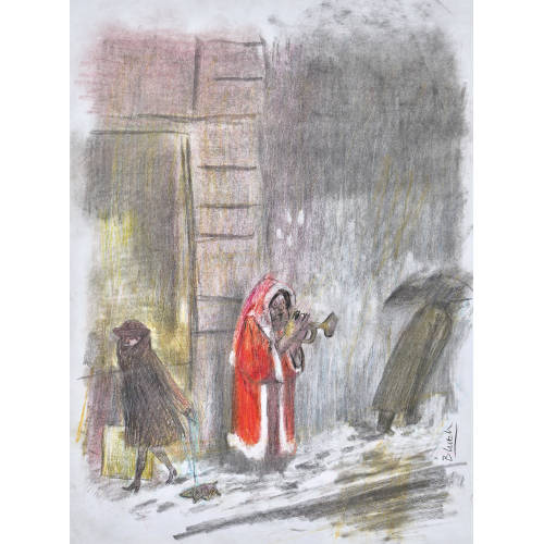 CHRISTIAN) BLUTCH (EIGTL. HINCKER : Dans la rue (DOBIASCHOFSKY AUKTIONEN AG)