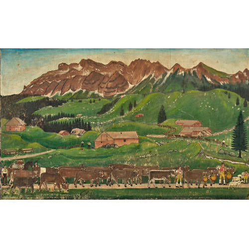 JOHANNES GEORG BLATTER : Alpaufzug (DOBIASCHOFSKY AUKTIONEN AG)