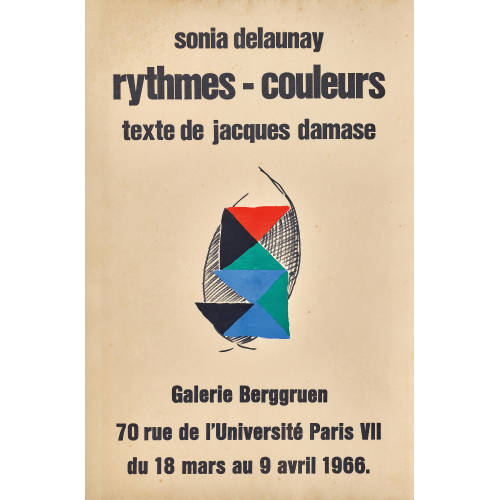 SONIA DELAUNAY : 'Rythmes - Couleurs Galerie Berggruen 1966' (DOBIASCHOFSKY AUKTIONEN AG)