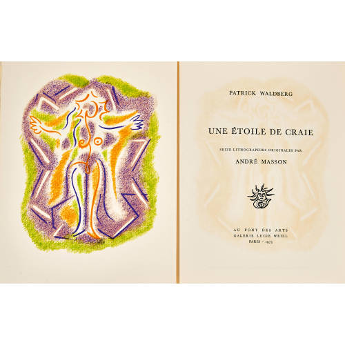 ANDR� MASSON : Patrick Waldberg: 'Une �toile de craie' (DOBIASCHOFSKY AUKTIONEN AG)