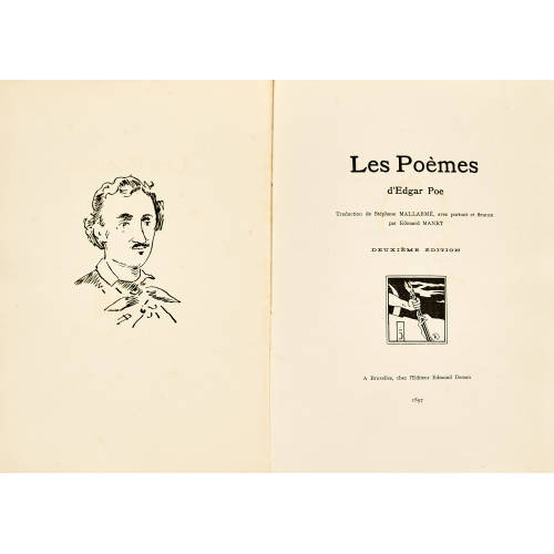 �DOUARD MANET : Edgar Allan Poe: 'Les Po�mes d'Edgar Poe' (DOBIASCHOFSKY AUKTIONEN AG)