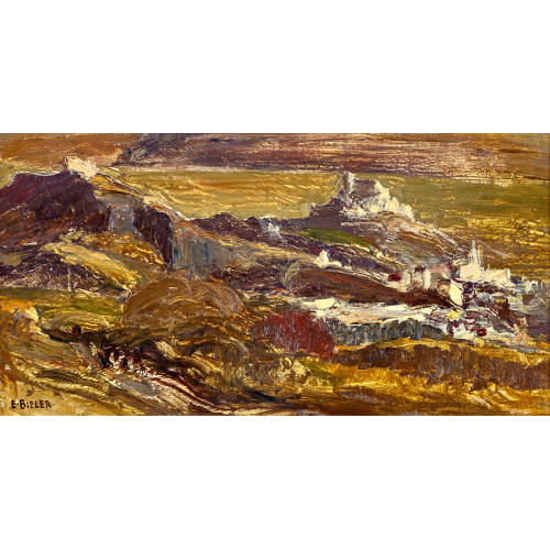 ERNEST BILER : Le chteau de Tourbillon et la basilique de Valre (DOBIASCHOFSKY AUKTIONEN AG)