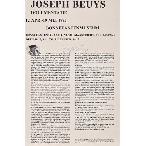 JOSEPH BEUYS : 'Joseph Beuys, Dokumentatie' (DOBIASCHOFSKY AUKTIONEN AG)