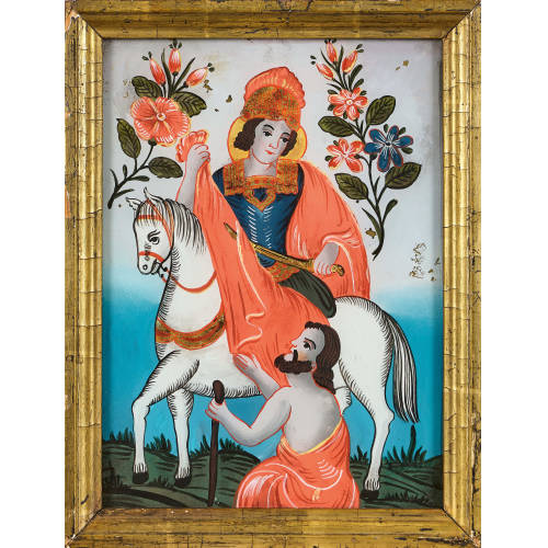 HINTERGLASBILD : Sandl (Ober�sterreich), 19. Jh (DOBIASCHOFSKY AUKTIONEN AG)