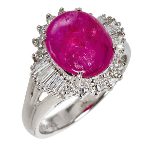 RUBIN-DIAMANT-RING : (DOBIASCHOFSKY AUKTIONEN AG)