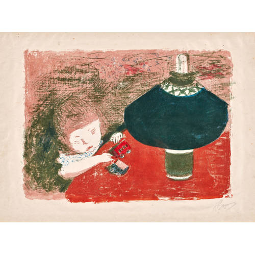 PIERRE BONNARD : 'L'enfant � la lampe' (DOBIASCHOFSKY AUKTIONEN AG)