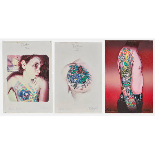 ISTV�N NY�RI : 'Tattoo I. Catwoman'./'Tattoo II. Butterfly'./'Tattoo III. Amazon' (DOBIASCHOFSKY AUKTIONEN AG)