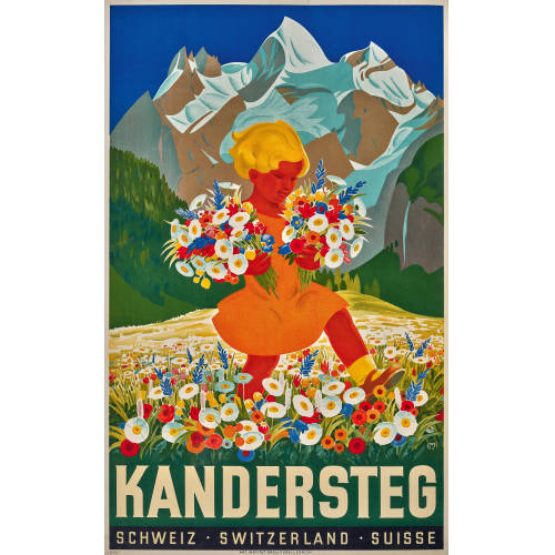 CARL FRANZ MOOS : 'Kandersteg' (DOBIASCHOFSKY AUKTIONEN AG)