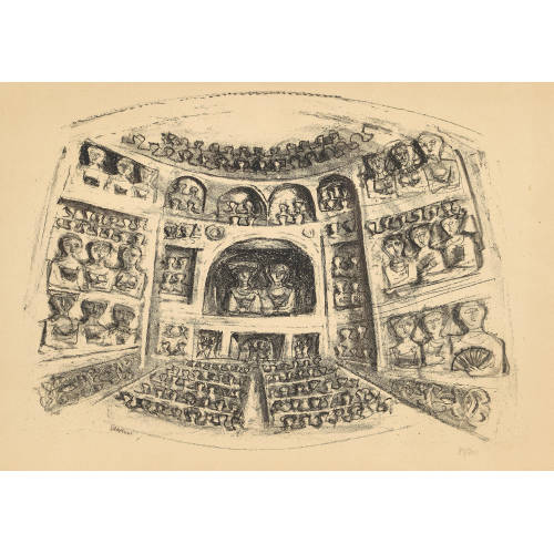 MASSIMO (EIGTL. IHLENFELD CAMPIGLI : 'Teatro I' (DOBIASCHOFSKY AUKTIONEN AG)