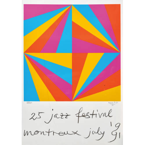 MAX BILL : '25 jazz festival montreux juli 1991' (DOBIASCHOFSKY AUKTIONEN AG)