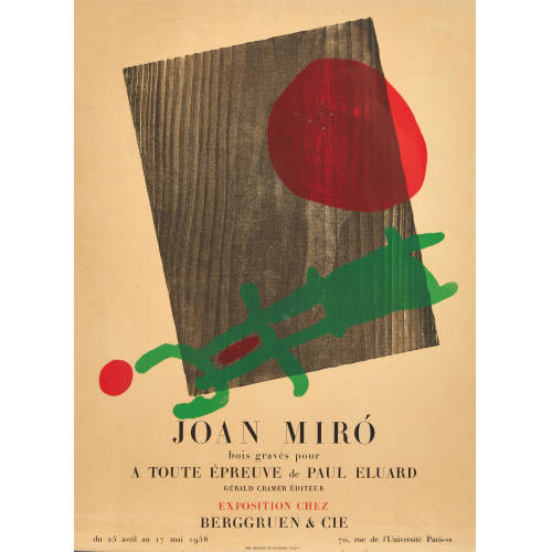 JOAN MIR� : 'A toute �preuve 1958' (DOBIASCHOFSKY AUKTIONEN AG)