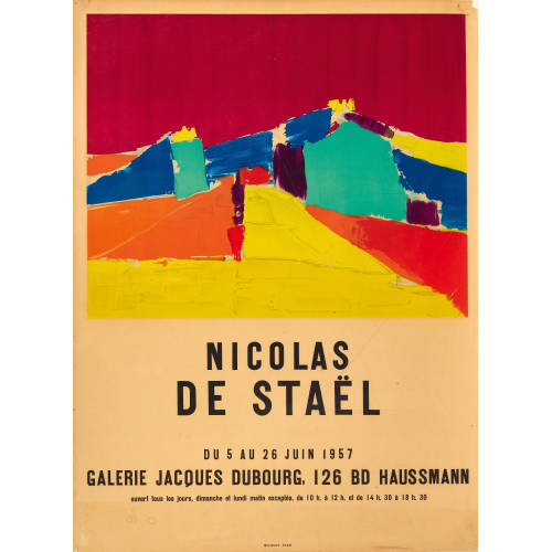 NICOLAS DE STA�L : 'Nicolas de St�el 1957' (DOBIASCHOFSKY AUKTIONEN AG)