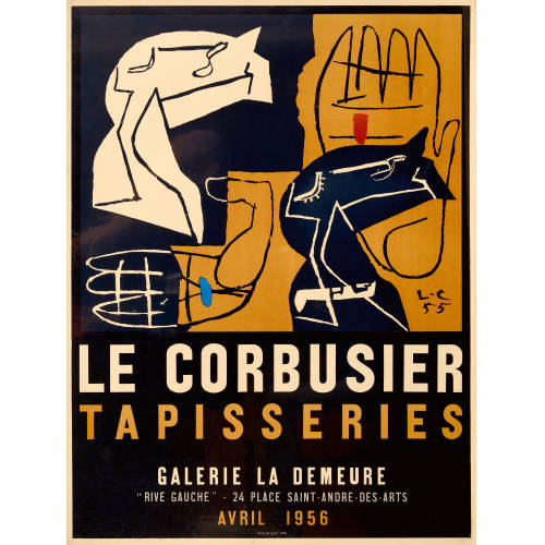 CHARLES-�DOUARD) LE CORBUSIER (EIGTL. JEANNERET : 'Le Corbusier Tapisserie 1956' (DOBIASCHOFSKY AUKTIONEN AG)