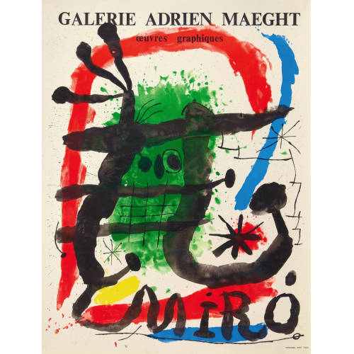 JOAN MIR� : 'Galerie Adrien Maeght Joan Miro' (DOBIASCHOFSKY AUKTIONEN AG)