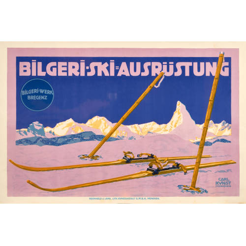CARL KUNST : 'Bilgeri-Ski=Ausr�stung' (DOBIASCHOFSKY AUKTIONEN AG)