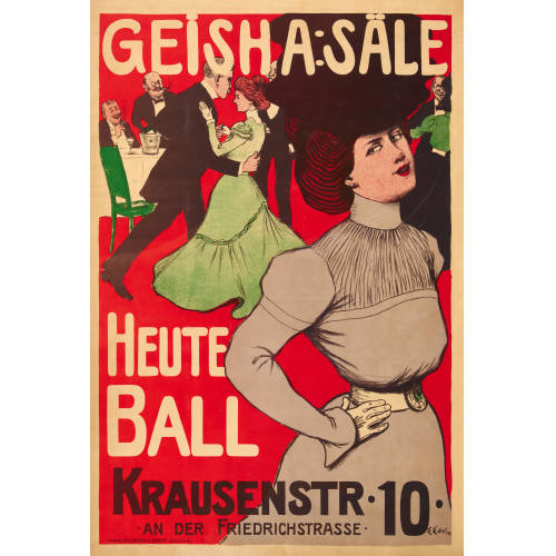 EDUARD EDEL : 'Geisha S�le heute Ball' (DOBIASCHOFSKY AUKTIONEN AG)