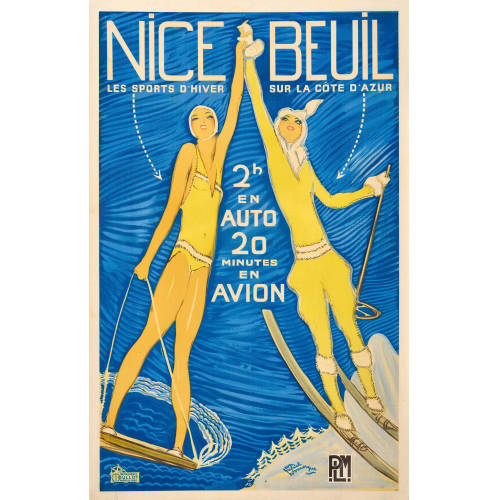 JEAN-GABRIEL DOMERGUE : 'Nice Beuil' (DOBIASCHOFSKY AUKTIONEN AG)
