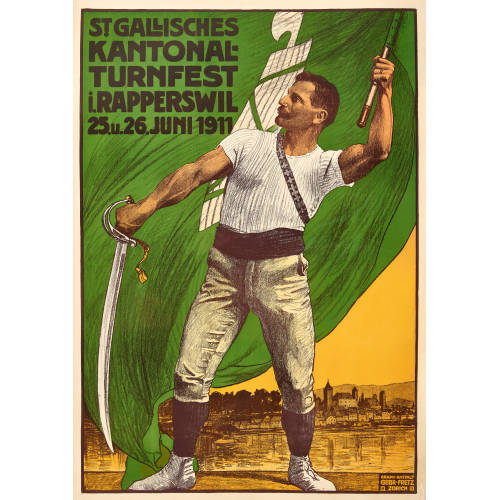 ANONYM : 'St. Gallisches Kantonal-Turnfest i. Rapperswil 1911' (DOBIASCHOFSKY AUKTIONEN AG)