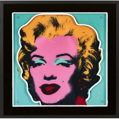 ANDY WARHOL : Leuchtschild Marilyn (DOBIASCHOFSKY AUKTIONEN AG)