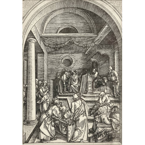 ALBRECHT D�RER : 'Der zw�lfj�hrige Jesus im Tempel' (DOBIASCHOFSKY AUKTIONEN AG)