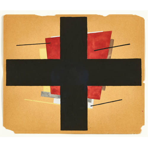 20. JH. RUSSLAND : Suprematistische Komposition (DOBIASCHOFSKY AUKTIONEN AG)