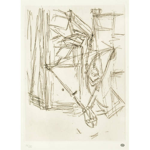 ALBERTO GIACOMETTI : 'Cisailles dans l'atelier de Diego' (DOBIASCHOFSKY AUKTIONEN AG)