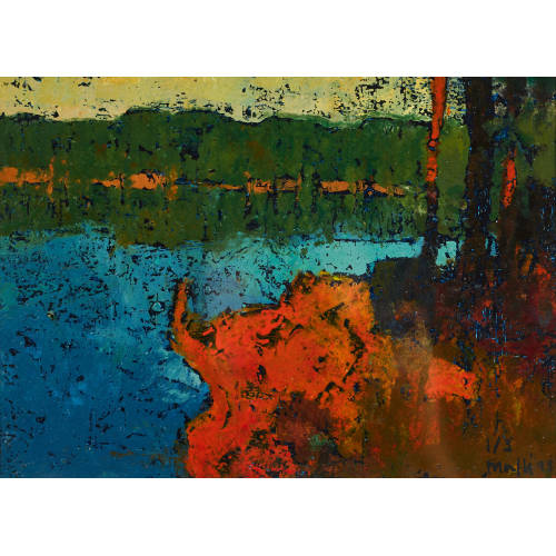WALTER MAFLI : Uferlandschaft (DOBIASCHOFSKY AUKTIONEN AG)
