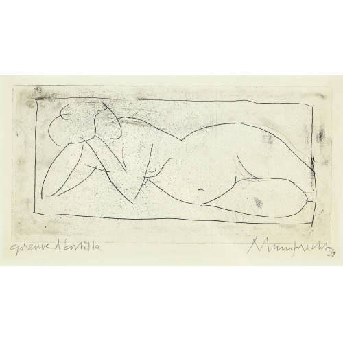 RUDOLF MUMPRECHT : 'Nu couch�' (DOBIASCHOFSKY AUKTIONEN AG)