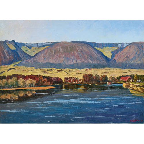 OTTO CL�NIN : Herbstliche Bielerseelandschaft (DOBIASCHOFSKY AUKTIONEN AG)