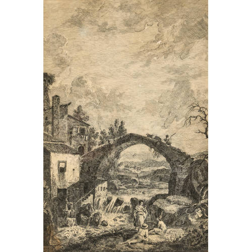 19. JH. SCHWEIZ : Romantische Flusslandschaft (DOBIASCHOFSKY AUKTIONEN AG)