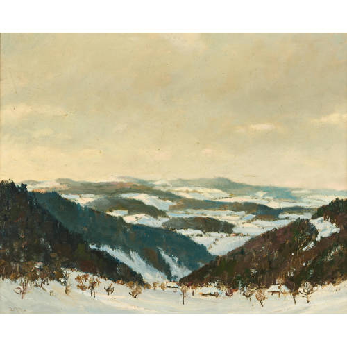 RUDOLF M�LLER : Emmentaler Winterlandschaft (DOBIASCHOFSKY AUKTIONEN AG)