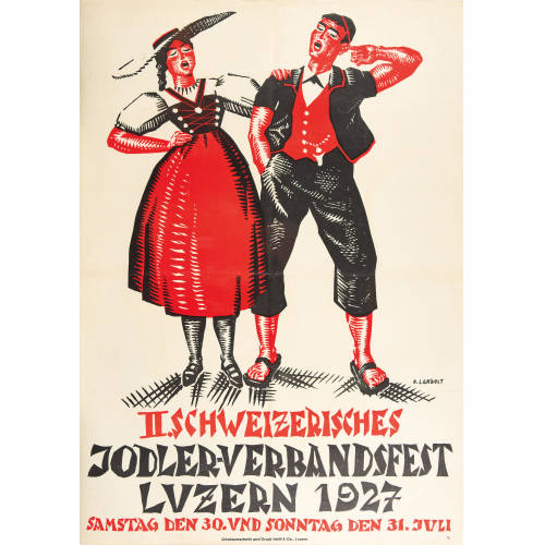 OTTO LANDOLT : 'II. Schweizerisches Jodler-Verbandsfest Luzern 1927' (DOBIASCHOFSKY AUKTIONEN AG)