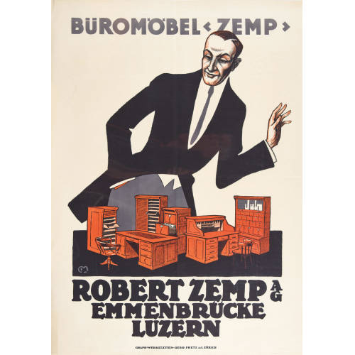 CARL FRANZ MOOS : 'B�rom�bel Zemp' (DOBIASCHOFSKY AUKTIONEN AG)