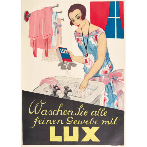 ANONYM : 'Waschen Sie alle feinen Gewebe mit Lux' (DOBIASCHOFSKY AUKTIONEN AG)