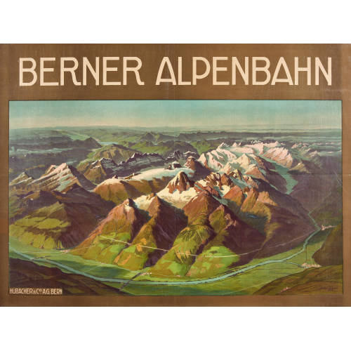 ARTHUR GUGGER : 'Berner Alpenbahn' (DOBIASCHOFSKY AUKTIONEN AG)