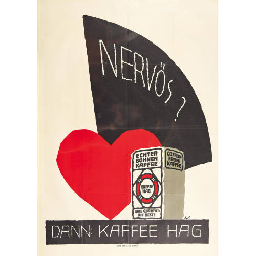 EDUARD SCOTLAND : 'Nerv�s? Dann: Kaffee Hag' (DOBIASCHOFSKY AUKTIONEN AG)