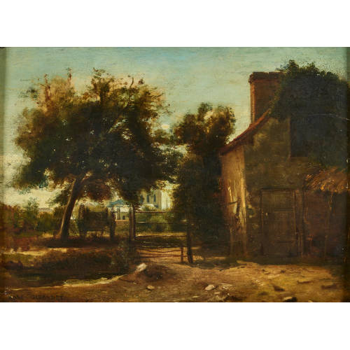 KARL GIRARDET : Village (DOBIASCHOFSKY AUKTIONEN AG)