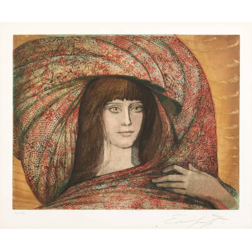 ERNST FUCHS : Junge Frau (DOBIASCHOFSKY AUKTIONEN AG)