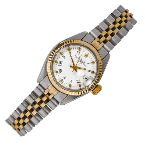 ROLEX : Damenarmbanduhr 'Oyster Perpetual Date' (DOBIASCHOFSKY AUKTIONEN AG)