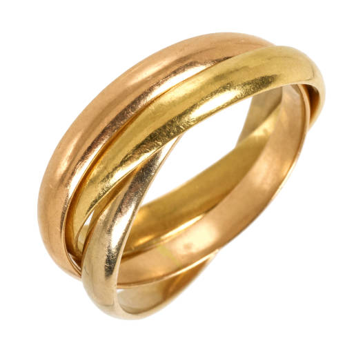 GOLD-RING : Cartier, 'Trinity', Paris (DOBIASCHOFSKY AUKTIONEN AG)