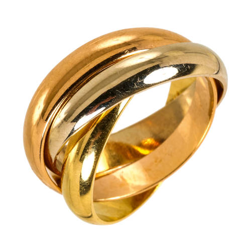 GOLD-RING : Cartier, 'Trinity', Paris (DOBIASCHOFSKY AUKTIONEN AG)