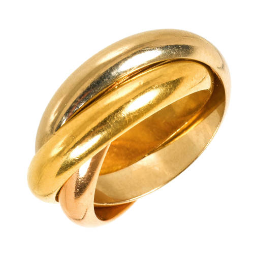 GOLD-RING : Cartier, 'Trinity', Paris (DOBIASCHOFSKY AUKTIONEN AG)
