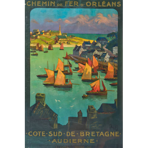 CHARLES) ALO (EIGTL. HALLO : 'Chemin de Fer d'Orl�ans, Audierne' (DOBIASCHOFSKY AUKTIONEN AG)