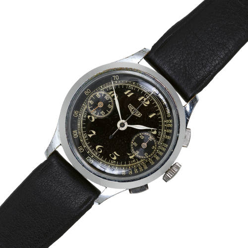 HEUER : Herrenarmbanduhr 'Valjoux' (DOBIASCHOFSKY AUKTIONEN AG)