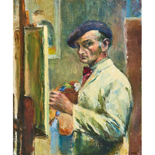 PAUL JAKOB) PAOLO (EIGTL. M�LLER : 'Selbstbildnis' (DOBIASCHOFSKY AUKTIONEN AG)